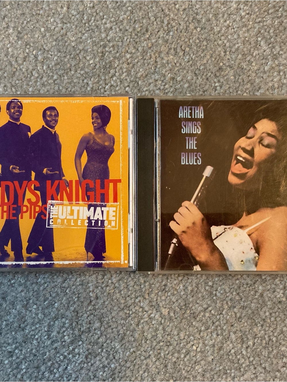 2 CDs: Gladys Knight and the PiPs AND Aretha Sings the Blues